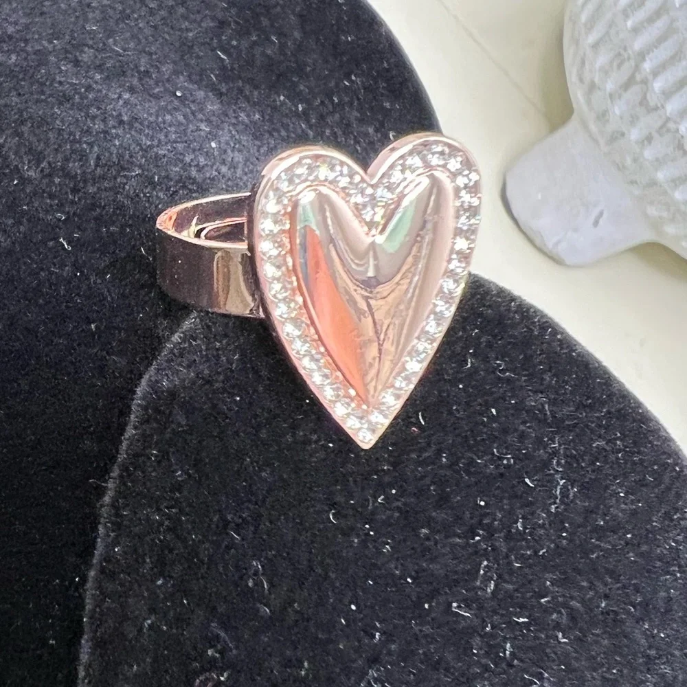 Brand New-Adjustable Heart Ring